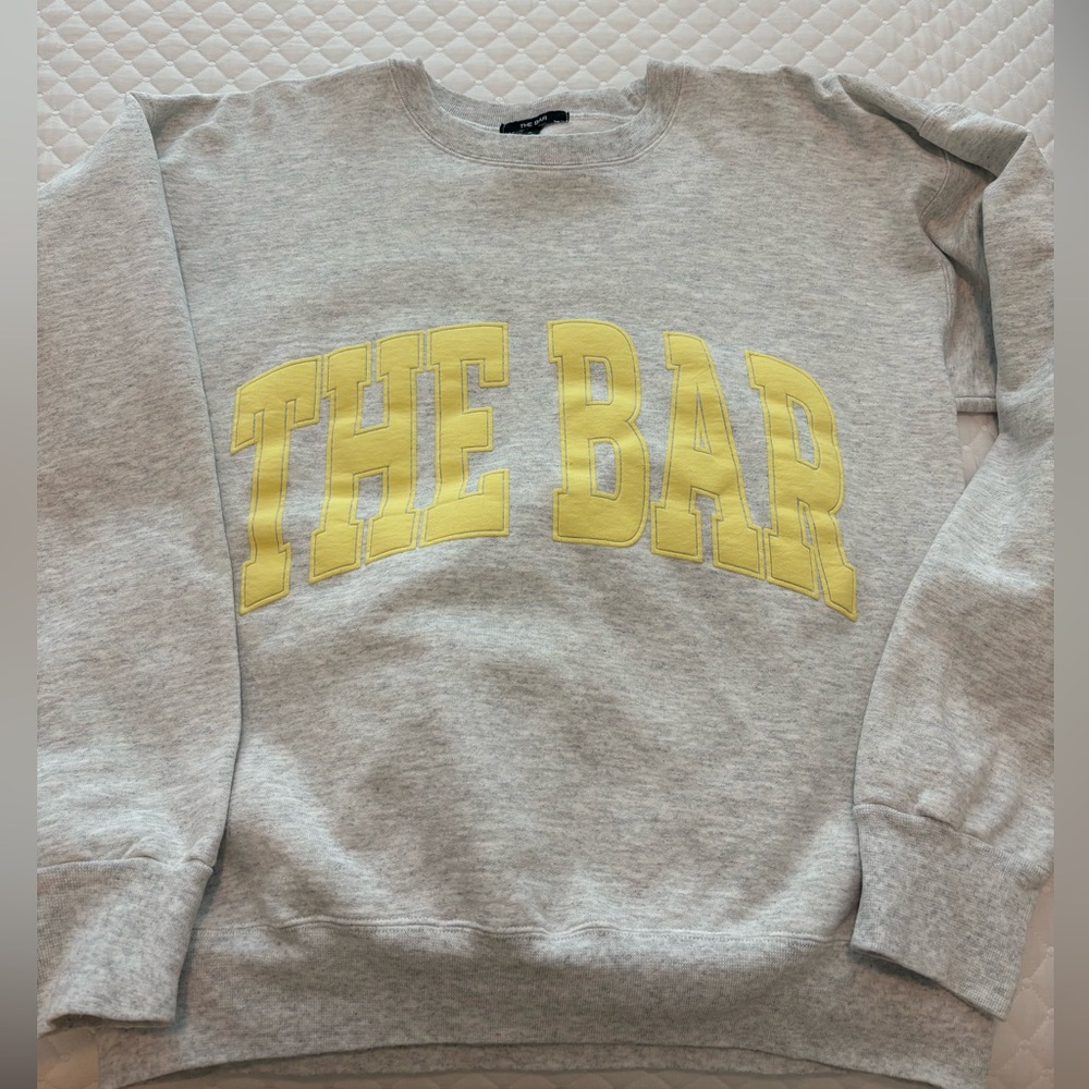 The bar varsity sweatshirt